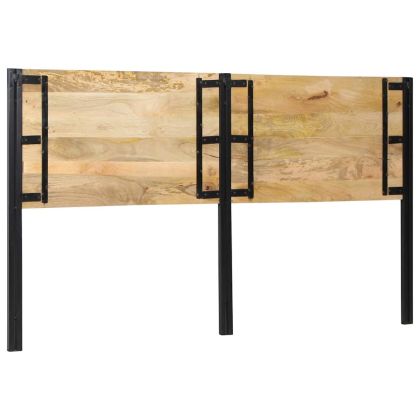 табла за глава 180 cm от масивно дърво манго и желязо