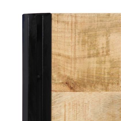 табла за глава 180 cm от масивно дърво манго и желязо