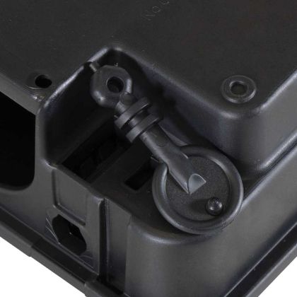 Капани за мишки 12 бр. черни 22x12,5x7,5 cm