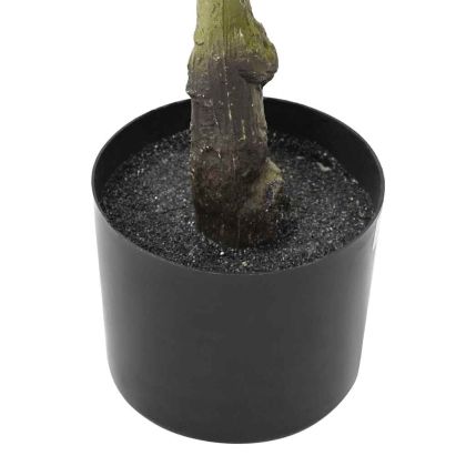 Изкуствено дърво фикус 30 листа 125 см зелено