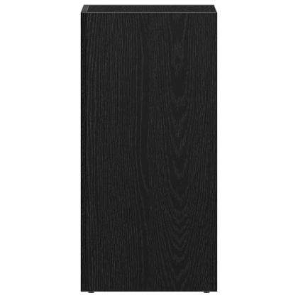 LP Кутия за съхранение Черен дъб 71x34x36cm Инженерна дървесина