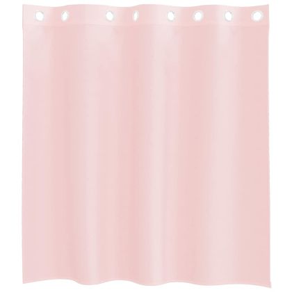 Пердета от воал с втулки, 2 бр, светлорозово, 140x140 см