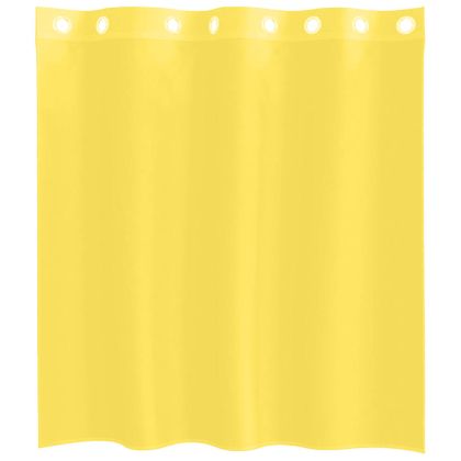 Пердета от воал с втулки, 2 бр, жълто