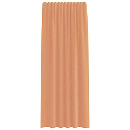 Воалени завеси с примки, 2 бр, tеракота, 140x245 см
