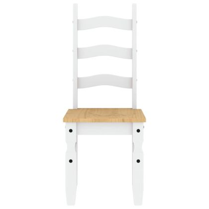 Трапезен комплект от 3 части Panama, Бяла бор масив