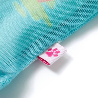 Детска рокля, светла аква, 116