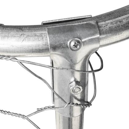 Дворна клетка за кучета с покрив, 600x200x150 см