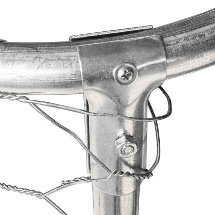 Дворна клетка за кучета с покрив, 300x300x150 см