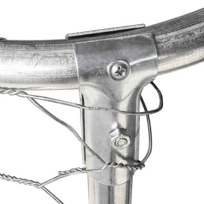 Дворна клетка за кучета с покрив, 600x300x150 см