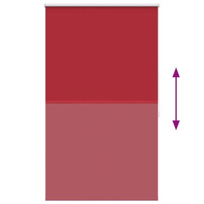 Руло щора 80 х 175 см, цвят червен