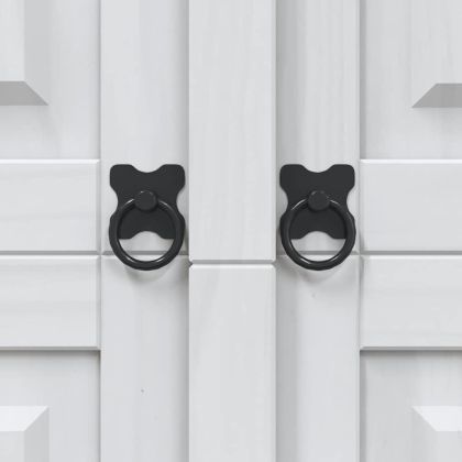 Бюфет, мексикански бор, стил Корона, бял, 80x40x170 cм