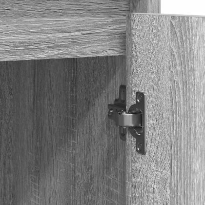 Сайдборд, сив сонома, 85x34x76 см, инженерно дърво