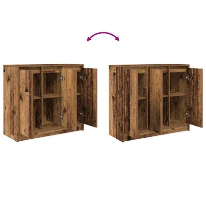 Сайдборд, cтаро дърво, 85x34x76 см, инженерно дърво