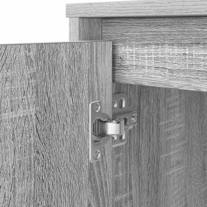 Бюро, сив сонома, 120x42x76 см, инженерно дърво