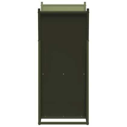 Стойка за дърва, 69,5x35x81 см, студеновалцувана стомана