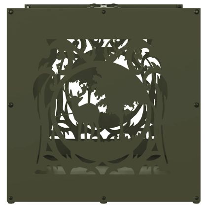 Стойка за дърва, 40x40x40 см, студеновалцувана стомана