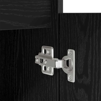 Бюро, Черен дъб, 86x49x76 cm, инженерно дърво