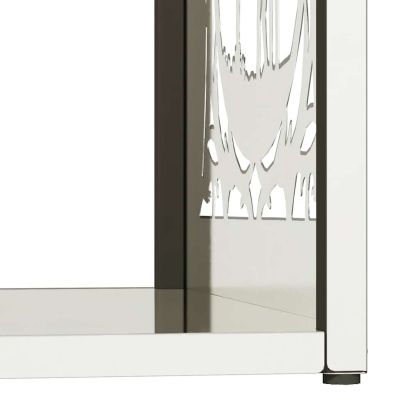 Стойка за дърва за огрев, 40x40x40 см, неръждаема стомана