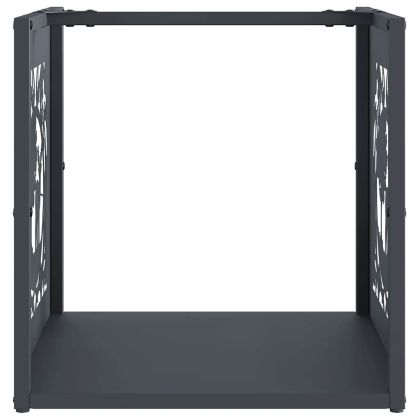 Стойка за дърва, 40x40x40 см, студеновалцувана стомана