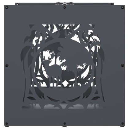 Стойка за дърва, 40x40x40 см, студеновалцувана стомана