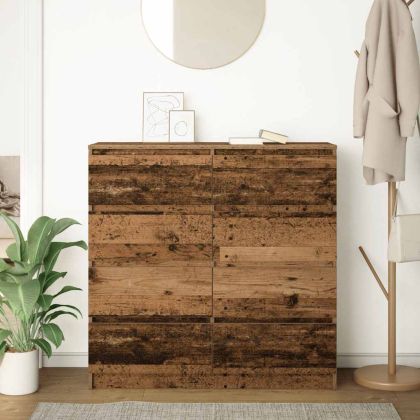 Сайдборд, cтаро дърво, 100x35x99 см, инженерно дърво