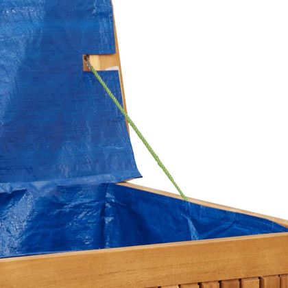 Градинска ракла, 90x50x60,5 см, акация масив