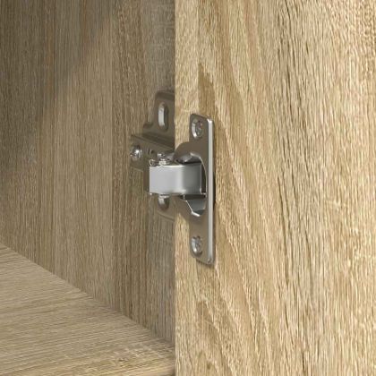 Бюфет с чекмеджета, дъб сонома, 101x35x76 см, инженерно дърво