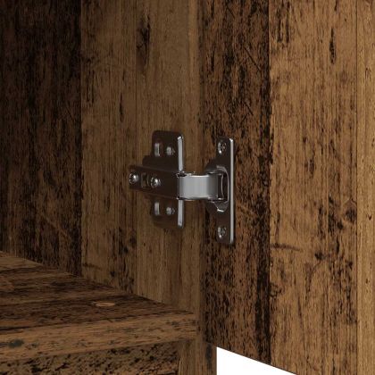 Бюфет с чекмеджета, старо дърво, 71x35x84 см, инженерно дърво