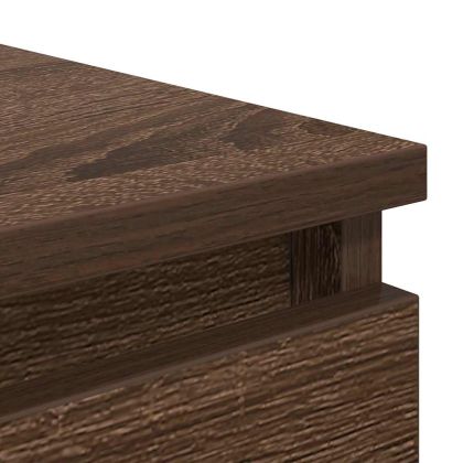 Бюро, бяло, 86x49x76 см, инженерно дърво