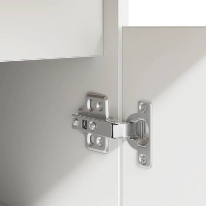 Бюро, бяло, 86x49x76 см, инженерно дърво