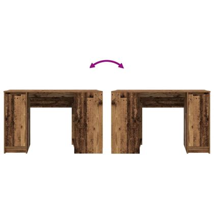 Бюро, старо дърво, 120x42x76 см, инженерно дърво