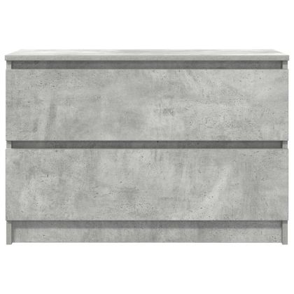 ТВ шкаф Бетон сив 80x35x54 cm Инженерна дървесина