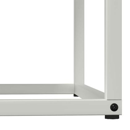 Стойка за дърва, бяла, 69,5x35x81 см, студеновалцувана стомана