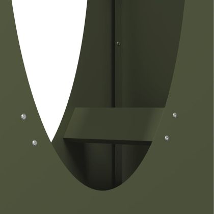 Стойка за дърва, 50x23x100 см, студеновалцувана стомана