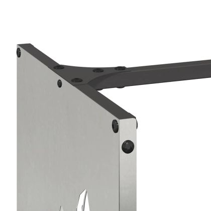 Стойка за дърва за огрев, 40x30x80 см, неръждаема стомана