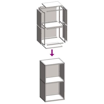 Стойка за дърва, бяла, 40x30x75 см, студеновалцувана стомана