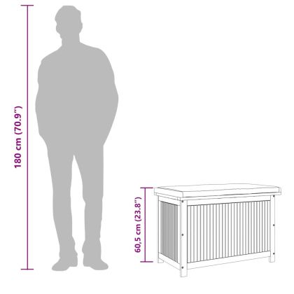 Градинска ракла, 90x50x60,5 см, акация масив