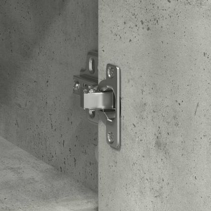 Бюфет с чекмеджета, бетонно сив, 101x35x76 см, инженерно дърво