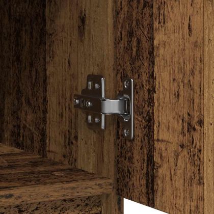 Бюфет с чекмеджета, старо дърво, 71x35x65 см, инженерно дърво