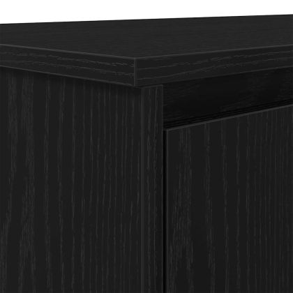 Бюро, Черен дъб, 120x42x76 cm инженерно дърво