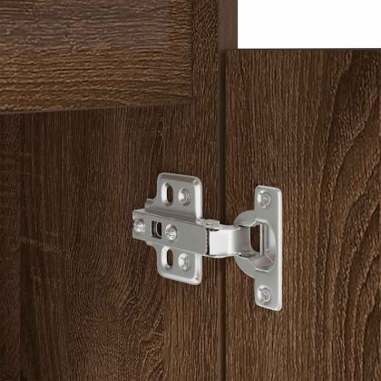 Бюро, кафяв дъб, 86x49x76 см, инженерно дърво