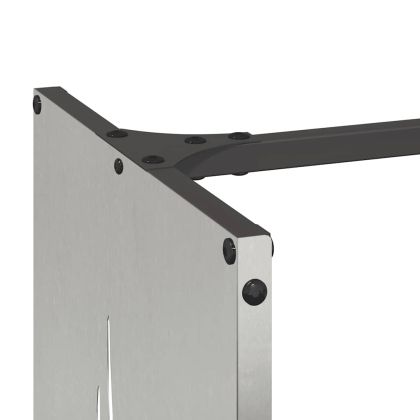 Стойка за дърва за огрев, 40x30x80 см, неръждаема стомана