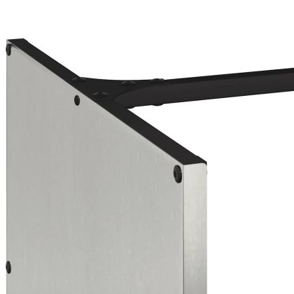 Стойка за дърва за огрев, 40x40x40 см, неръждаема стомана