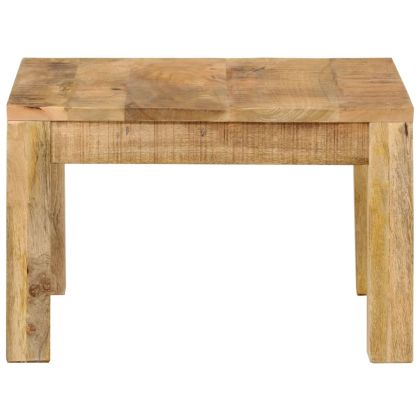 Маса за кафе, 55x55x35 см, масивно мангово дърво