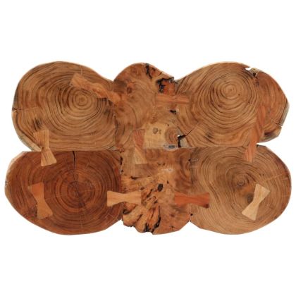 Бар маса от дървени трупи 90x54x105 см масивна акация