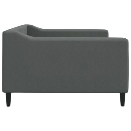 Кушетка, сива, 100x200 см, плат