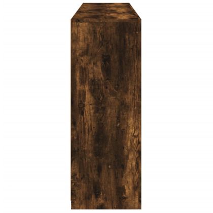 Сайдборди с LED осветление, 3 бр, опушен дъб, инженерно дърво