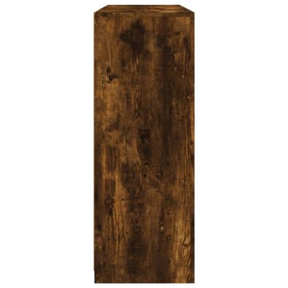 Сайдборди с LED осветление, 3 бр, опушен дъб, инженерно дърво