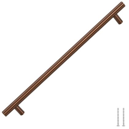 Дръжки за шкафове, 5 бр, бронз, 320 мм, неръждаема стомана