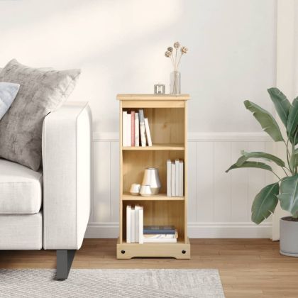 Етажерка за книги "Corona" 46x29x100 см масивно дърво бор